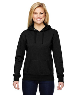 J. America JA8860 - Ladies Glitter French Terry Hooded Sweatshirt