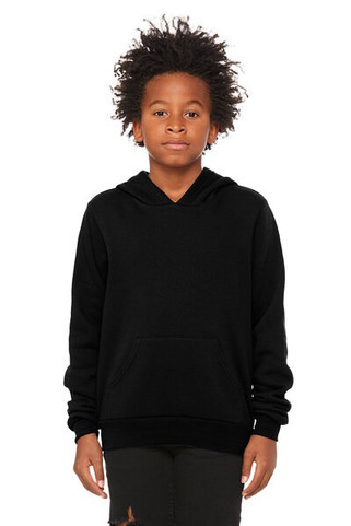 Bella+Canvas 3719Y - Youth Sponge Fleece Pullover Hooded Sweatshirt