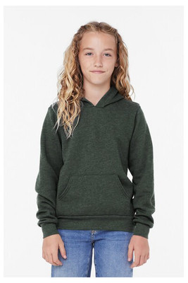 Bella+Canvas 3719Y - Youth Sponge Fleece Pullover Hooded Sweatshirt
