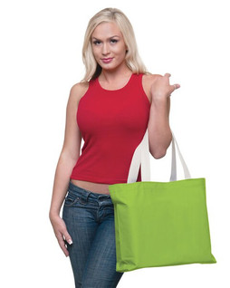 Bayside BS600 - 12 oz., Cotton Canvas Jumbo Tote