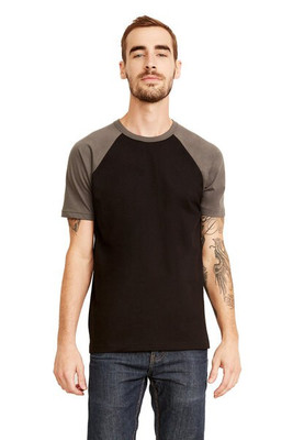Next Level Apparel N3650 - Unisex Raglan Short-Sleeve T-Shirt
