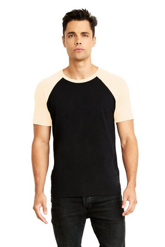 Next Level Apparel N3650 - Unisex Raglan Short-Sleeve T-Shirt