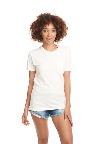 Next Level Apparel 3605 - Camiseta Unisex con Bolsillo de Algodón Premium