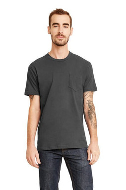 Next Level Apparel 3605 - Camiseta Unisex con Bolsillo de Algodón Premium