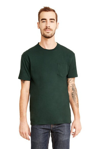 Next Level Apparel 3605 - Camiseta Unisex con Bolsillo de Algodón Premium