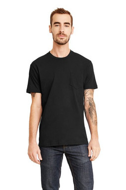 Next Level Apparel 3605 - Camiseta Unisex con Bolsillo de Algodón Premium