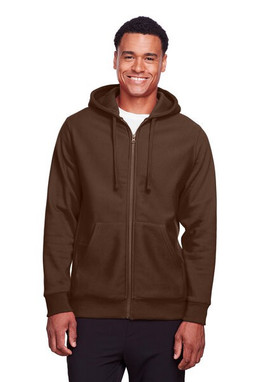 Team 365 TT95 - Mens Zone HydroSport Heavyweight Full-Zip Hooded Sweatshirt