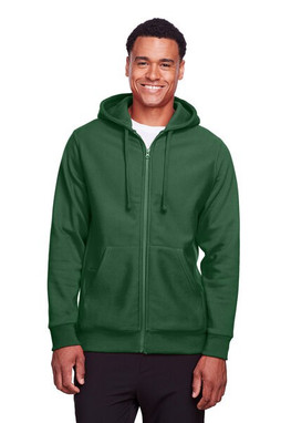 Team 365 TT95 - Mens Zone HydroSport Heavyweight Full-Zip Hooded Sweatshirt