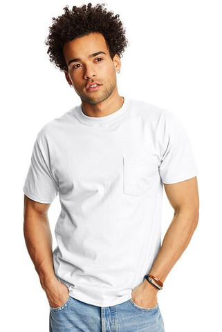 Hanes 5190P - Adult Beefy-T® with Pocket