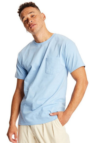 Hanes 5190P - Adult Beefy-T® with Pocket