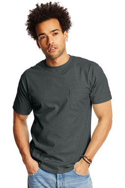 Hanes 5190P - Adult Beefy-T® with Pocket