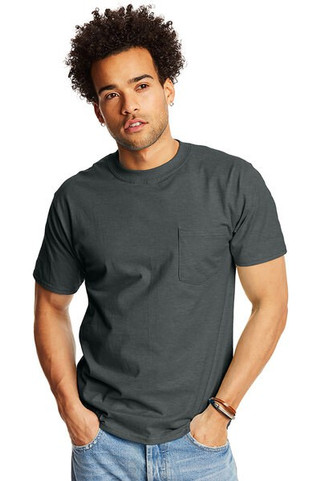Hanes 5190P - Adult Beefy-T® with Pocket