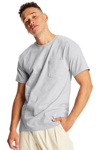 Hanes 5190P - Adult Beefy-T® with Pocket