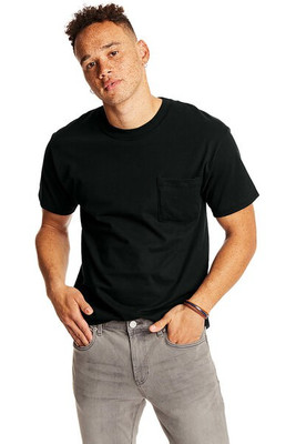 Hanes 5190P - Adult Beefy-T® with Pocket