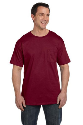 Hanes 5190P - Adult Beefy-T® with Pocket
