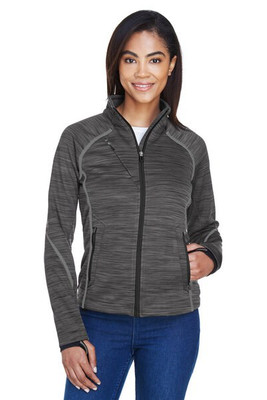North End 78697 - Ladies Flux Mélange Bonded Fleece Jacket
