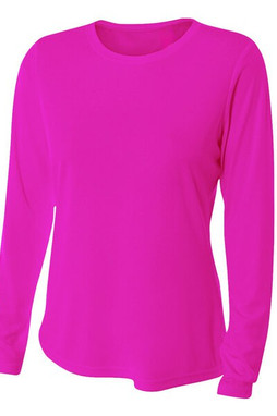 A4 NW3002 - Ladies Long Sleeve Cooling Performance Crew Shirt