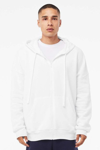 Bella+Canvas 3759 - Unisex Sponge Fleece DTM Full-Zip Hooded Sweatshirt