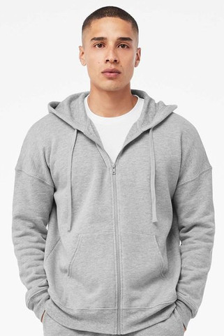 Bella+Canvas 3759 - Unisex Sponge Fleece DTM Full-Zip Hooded Sweatshirt