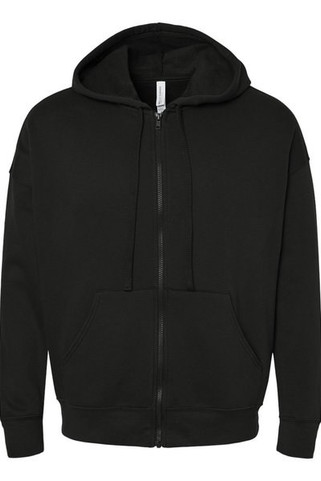 Bella+Canvas 3759 - Unisex Sponge Fleece DTM Full-Zip Hooded Sweatshirt