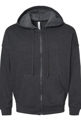 Bella+Canvas 3759 - Unisex Sponge Fleece DTM Full-Zip Hooded Sweatshirt