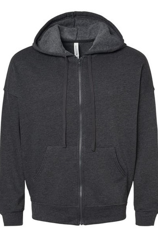 Bella+Canvas 3759 - Unisex Sponge Fleece DTM Full-Zip Hooded Sweatshirt