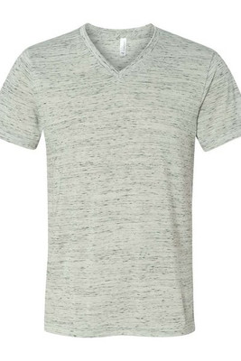 Bella+Canvas 3655C - Unisex Textured Jersey V-Neck T-Shirt