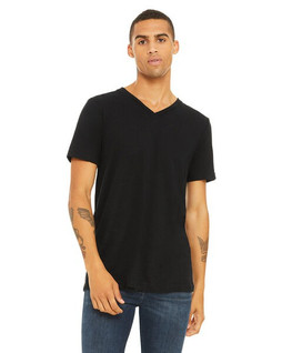 Bella+Canvas 3655C - Unisex Textured Jersey V-Neck T-Shirt