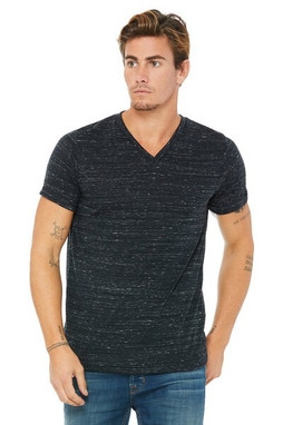 Bella+Canvas 3655C - Unisex Textured Jersey V-Neck T-Shirt