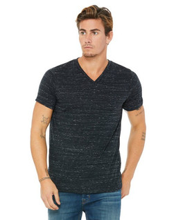 Bella+Canvas 3655C - Unisex Textured Jersey V-Neck T-Shirt
