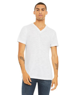 Bella+Canvas 3655C - Unisex Textured Jersey V-Neck T-Shirt