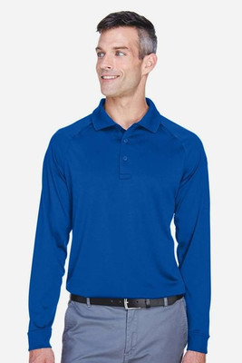 Harriton M211L - Men's Tactical Performance Long-Sleeve Polo Shirt