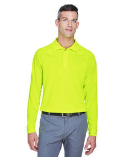 Harriton M211L - Polo Tactique Homme Anti-Accroc à Manches Longues