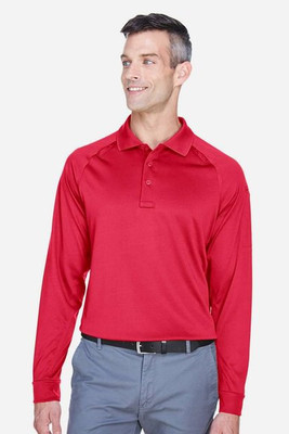 Harriton M211L - Men's Tactical Performance Long-Sleeve Polo Shirt