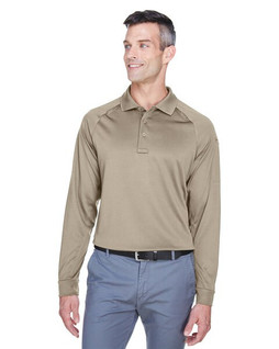 Harriton M211L - Mens Tactical Performance Long-Sleeve Polo Shirt