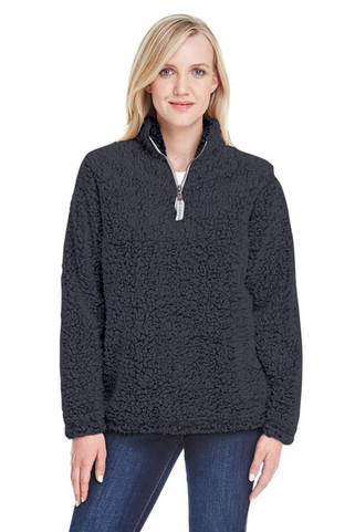 J. America JA8451 - Ladies Epic Sherpa 1/4 Zip