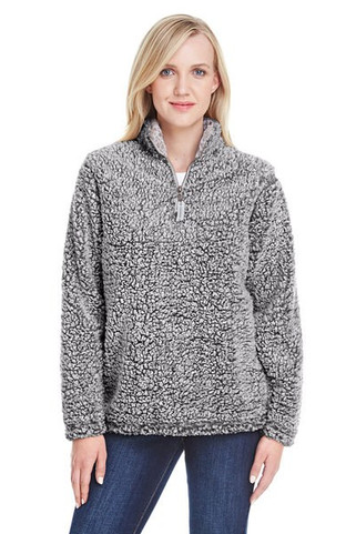 J. America JA8451 - Ladies Epic Sherpa 1/4 Zip