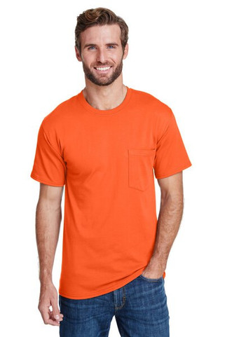 Hanes W110 - Adult Workwear Pocket T-Shirt