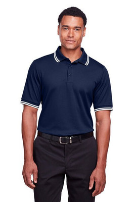 Devon & Jones DG20C - Men's CrownLux Performance Plaited Tipped Polo