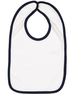 Rabbit Skins RS1004 - Bavoir à bordures contrastées pour bébé