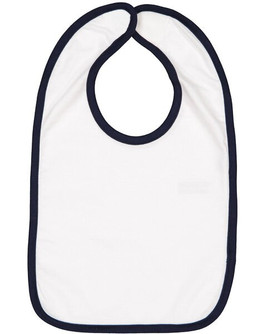 Rabbit Skins RS1004 - Infant Contrast Trim Bib