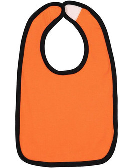 Rabbit Skins RS1004 - Infant Contrast Trim Bib