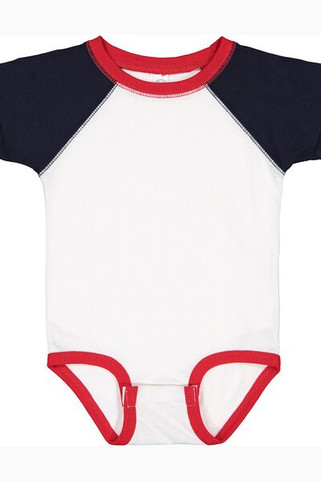 Rabbit Skins RS4430 - Infant Baseball Bodysuit