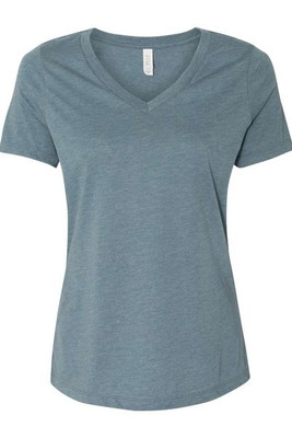 Bella+Canvas 6405CVC - Ladies Relaxed Heather CVC Jersey V-Neck T-Shirt