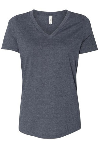 Bella+Canvas 6405CVC - Ladies Relaxed Heather CVC Jersey V-Neck T-Shirt