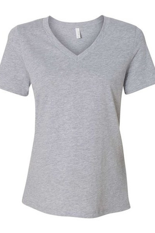 Bella+Canvas 6405CVC - Ladies Relaxed Heather CVC Jersey V-Neck T-Shirt