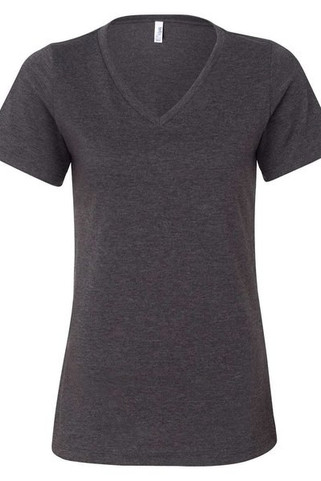 Bella+Canvas 6405CVC - Ladies Relaxed Heather CVC Jersey V-Neck T-Shirt