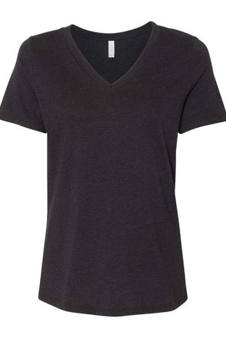 Bella+Canvas 6405CVC - Ladies Relaxed Heather CVC Jersey V-Neck T-Shirt