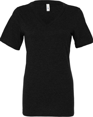 Bella+Canvas 6405CVC - Ladies Relaxed Heather CVC Jersey V-Neck T-Shirt