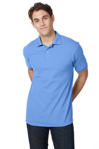 Hanes 054 - Adult 50/50 EcoSmart® Jersey Knit Polo